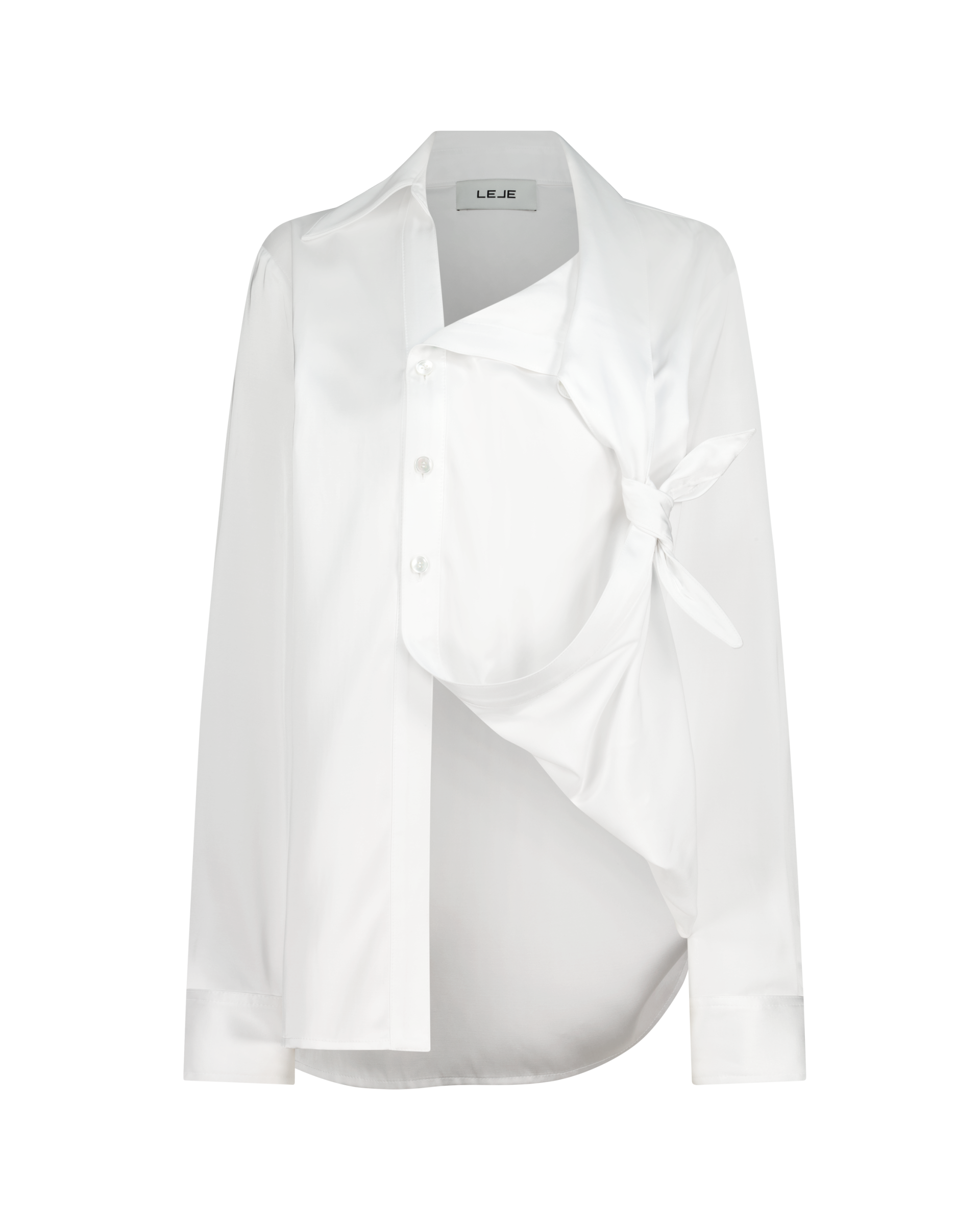 ‘TARAE’ Asymmetric Knot Shirt