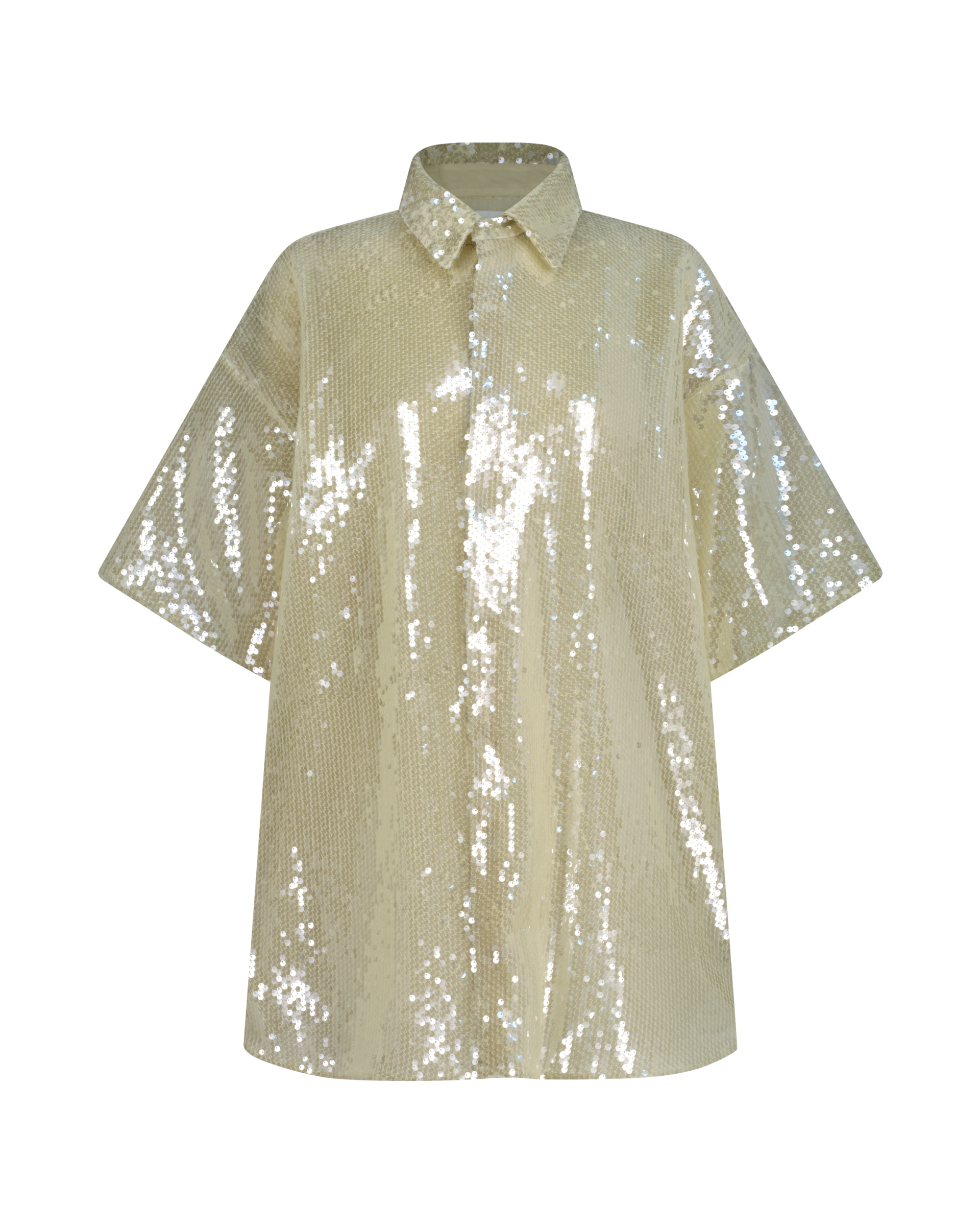 'DEW' Oversized Sequin Shirt