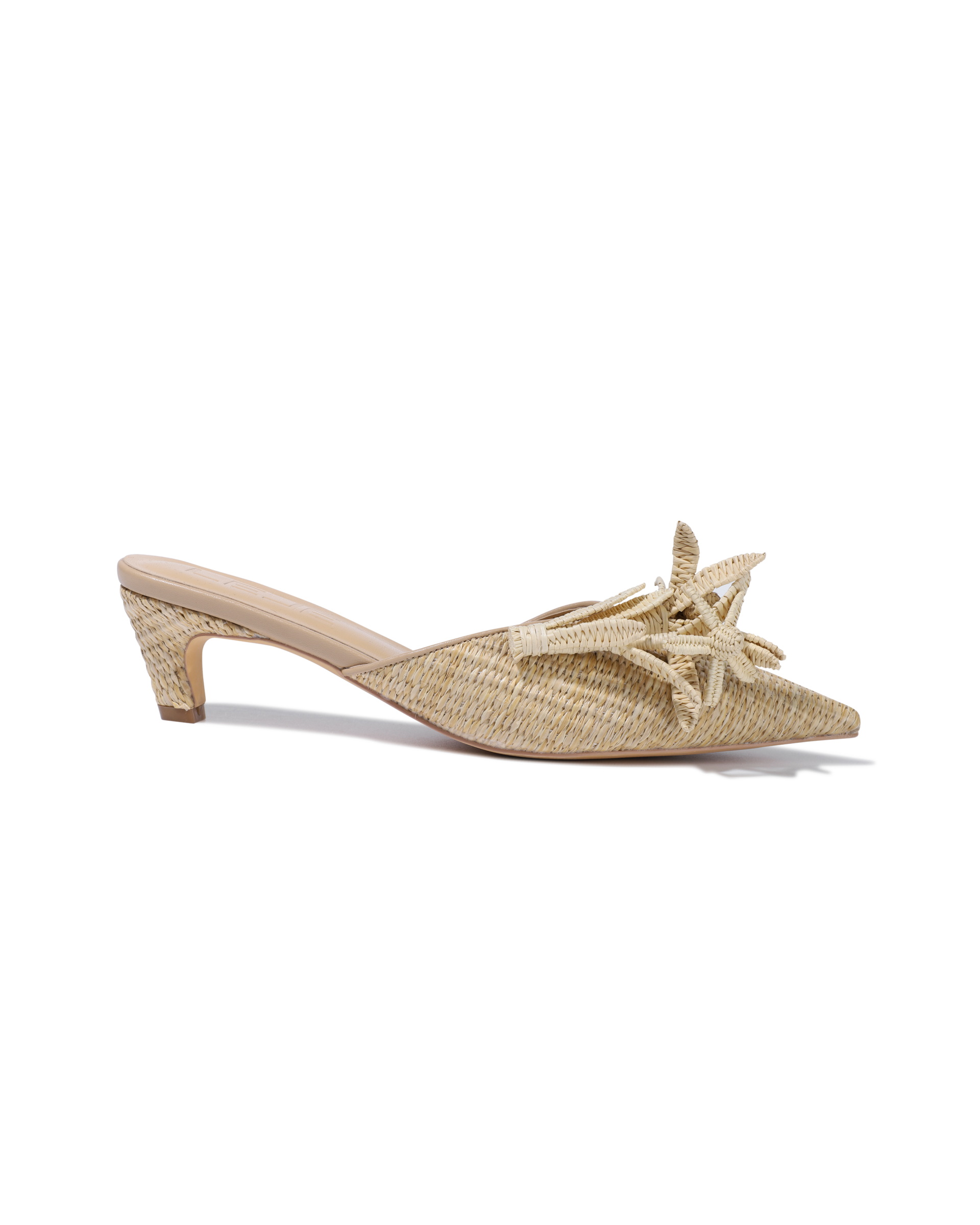 'DAYLILY' Raffia Mules